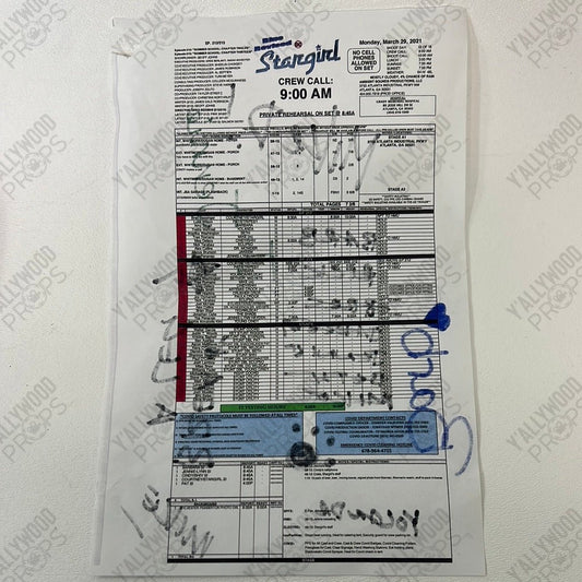 Sharpies used to sign Pat’s Cast S2 E13Stargirl Movie Prop Y'allywood Props