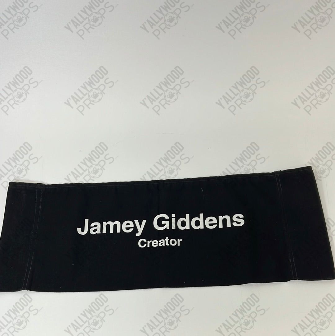 Ambitions TV Series Chairback Production Used, Multiple Names Available Movie Prop Y'allywood Props Jamey Giddens - Creator