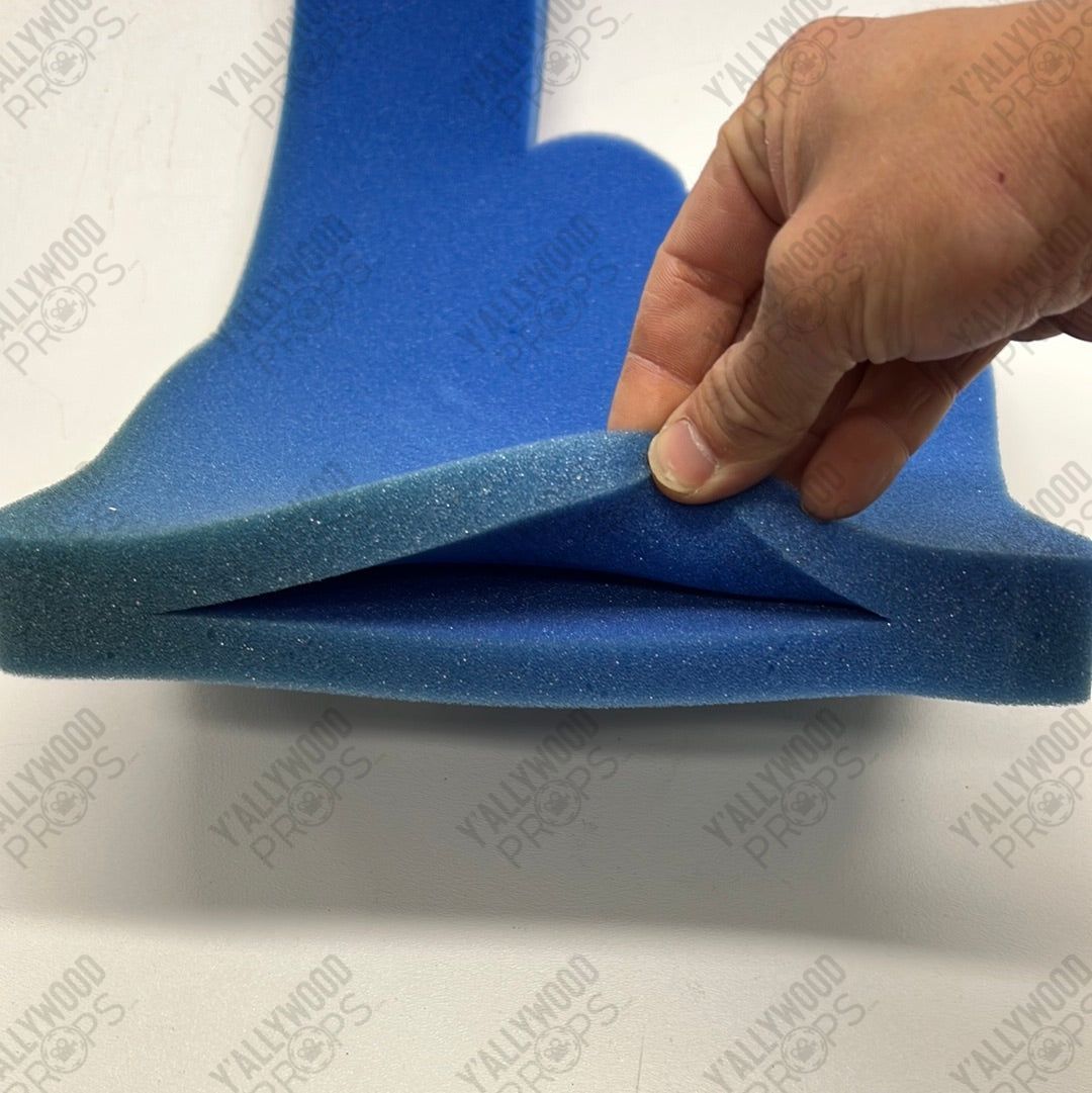 Blue Valley High School Football Foam Hands Stargirl Movie Prop Y'allywood Props