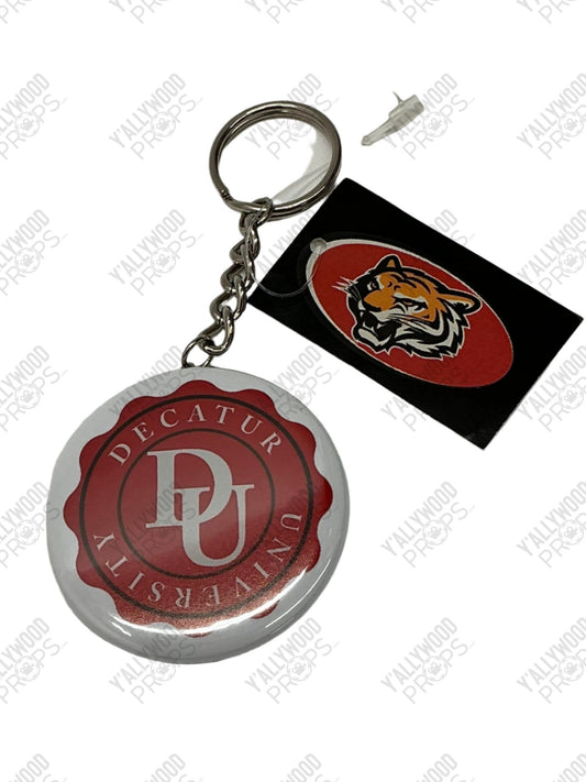 Decatur University Circle Keychains Life of the Party (2018) Movie Prop Y'allywood Props DU w/tag