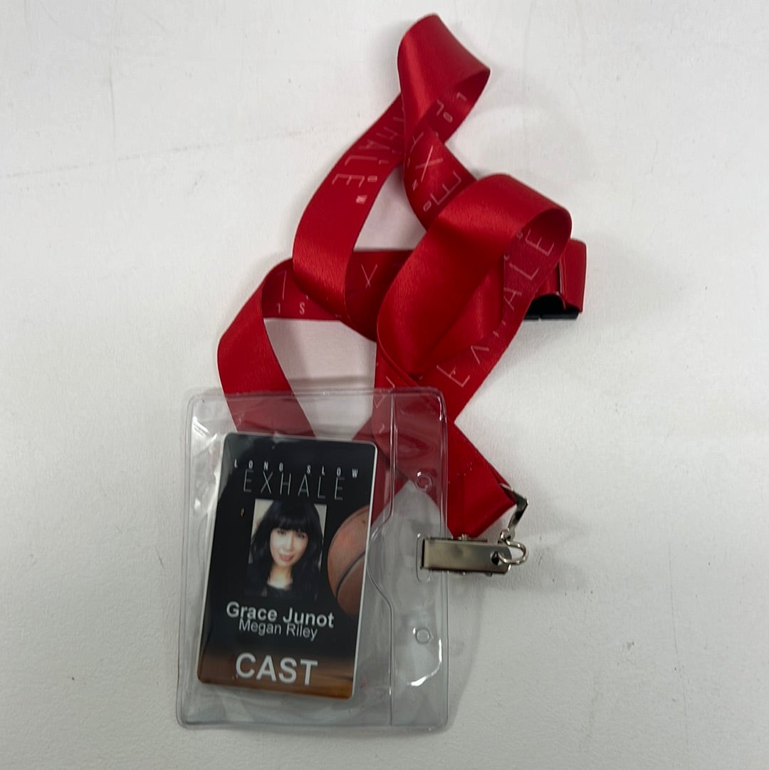 Long Slow Exhale Cast ID Badges Movie Prop Y'allywood Props Grace Junot