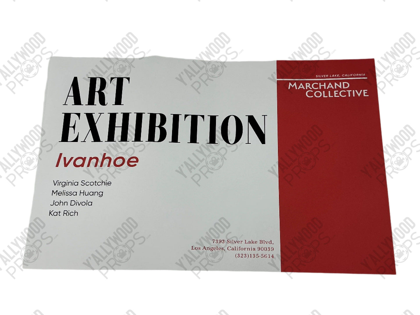 Art Exhibition Poster The Idea of You (2024) Wardrobe Y'allywood Props