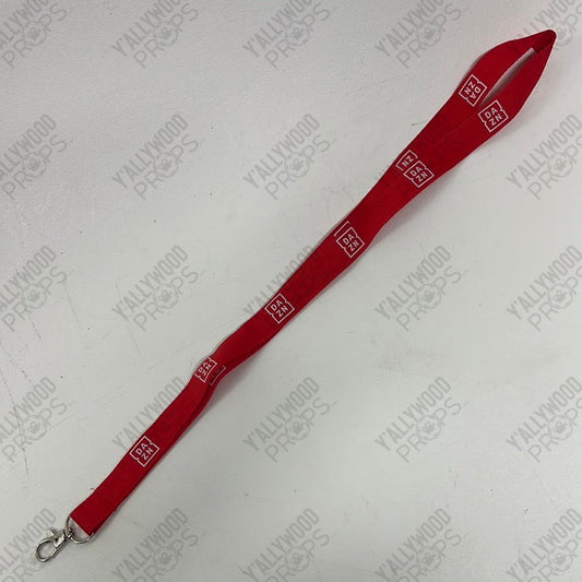 DAZN Lanyard from Creed 3 Movie Prop Y'allywood Props Red