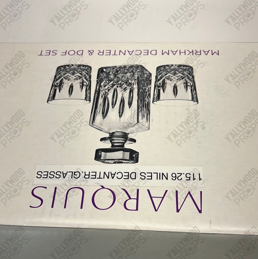 Nile’s Decanter & Glasses S1E4 Doom Patrol Movie Prop Y'allywood Props