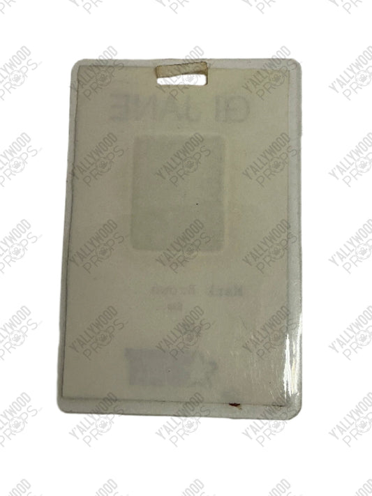 Crew ID Badge G.I. Jane (1997) Movie Prop Y'allywood Props