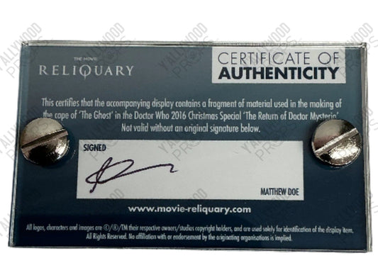 The Ghost Cape Fragment Doctor Who (2016) Movie Prop Y'allywood Props