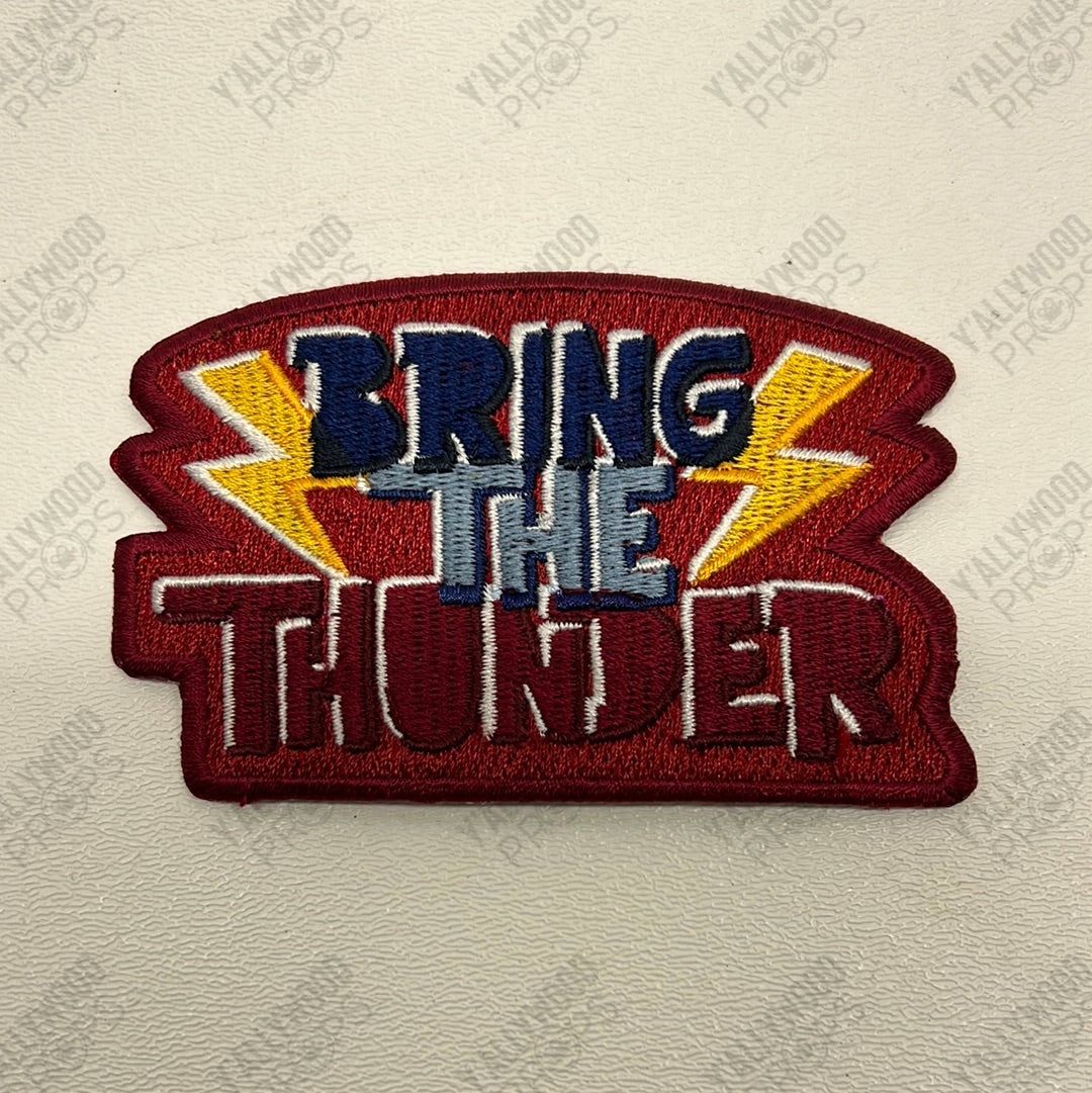 AvengerCon Patches Ms Marvel TV Show Movie Prop Y'allywood Props 3.75”x2.5” Bring the Thunder