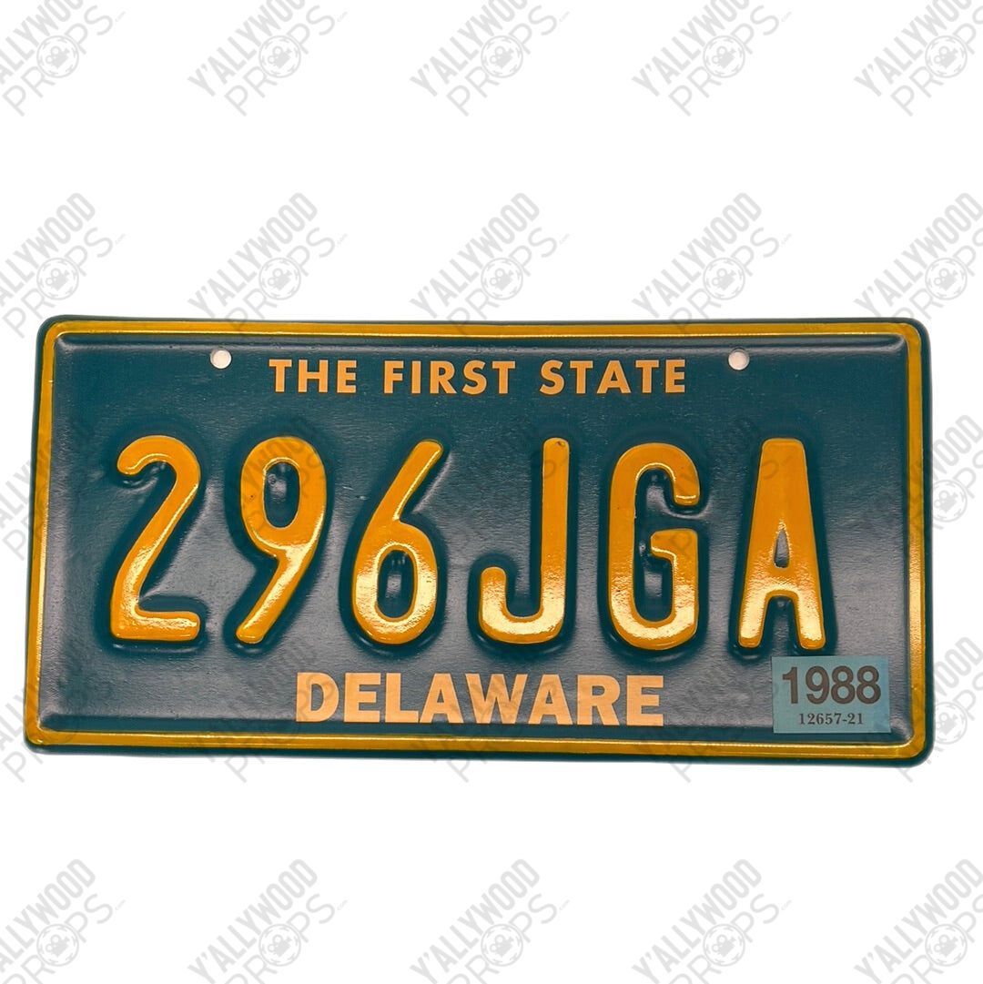 Delaware License Plates Just Mercy Movie Prop Y'allywood Props