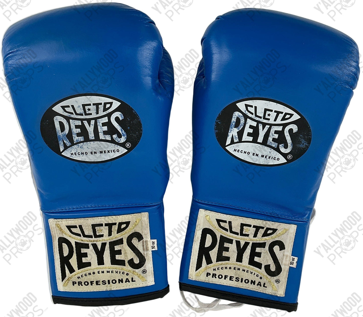 Delphi Gym Cleto Reyes Boxing Gloves Creed 3 (2023) Movie Prop Y'allywood Props Blue