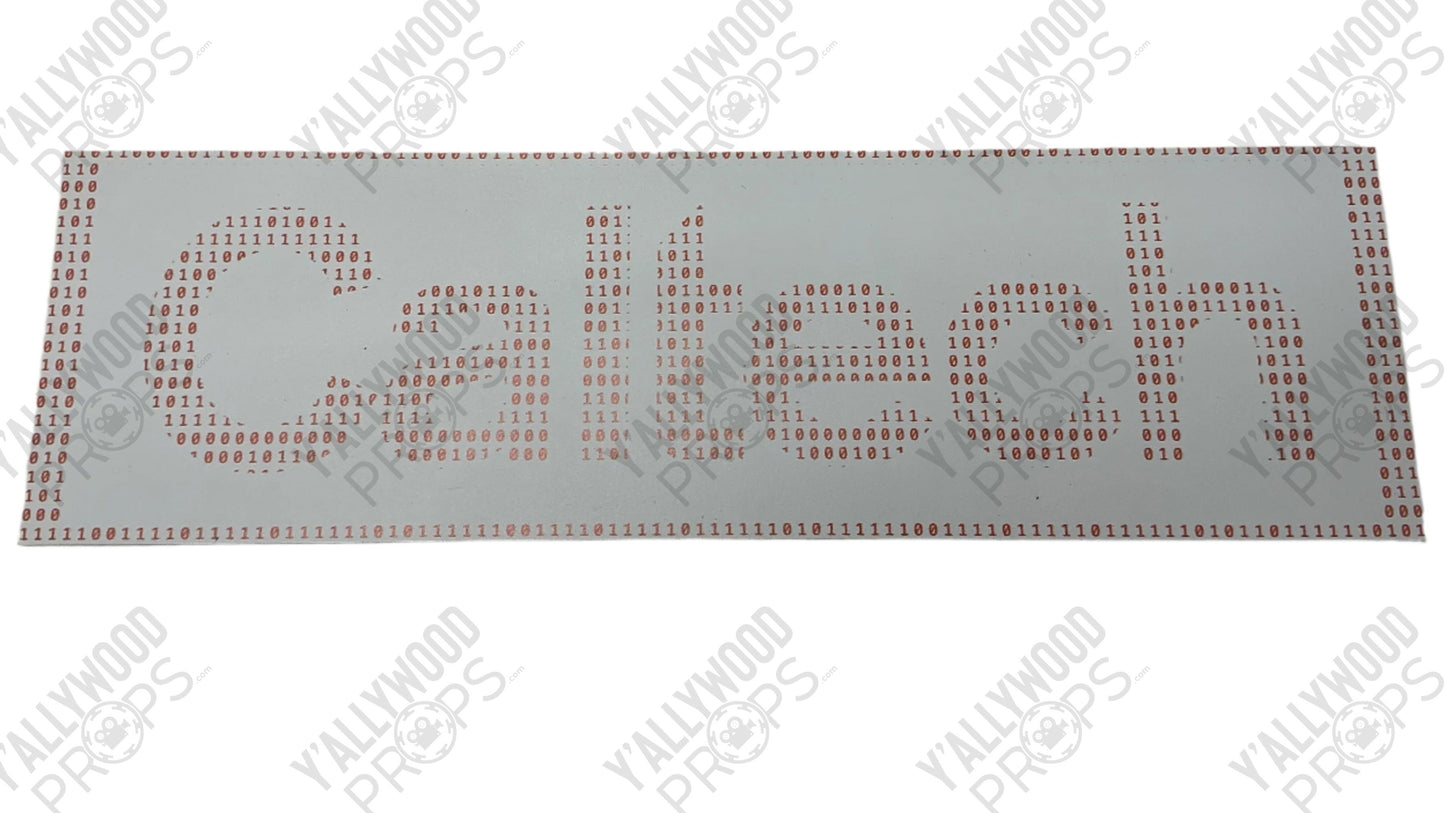 Hawk's CalTech Bumper Sticker S6E15 Cobra Kai Movie Prop Y'allywood Props Caltech 1