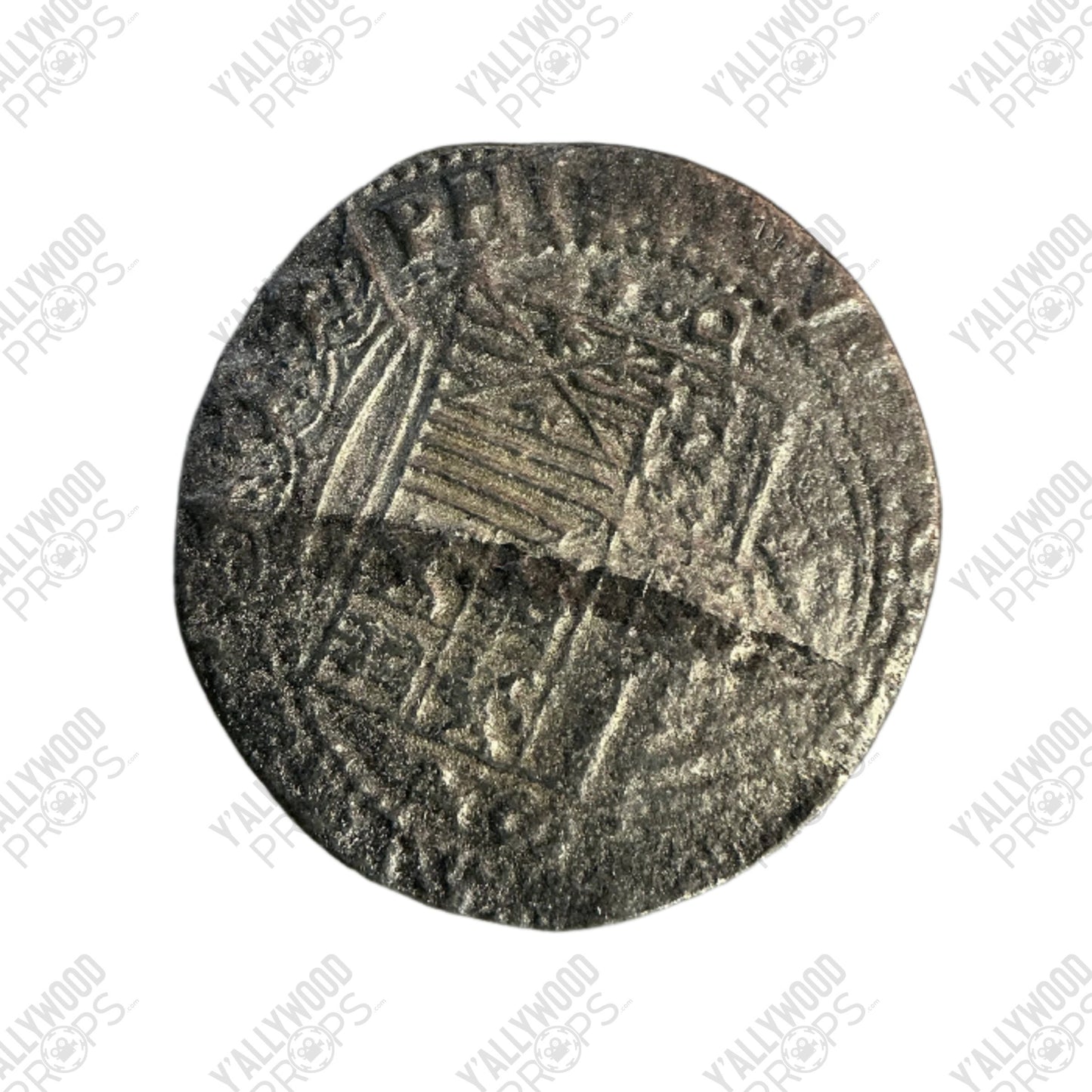 Pieces of 8 Coin Pirates of the Caribbean: Dead Men Tell No Tales (2017) Movie Prop Y'allywood Props