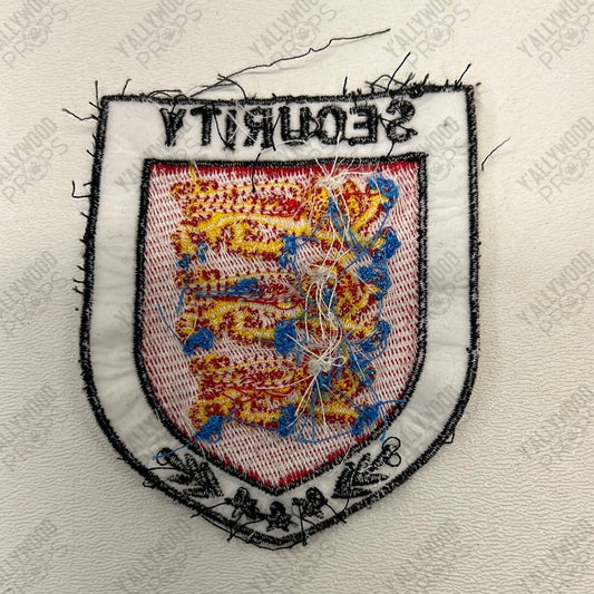 London Security Guard Patch Red Notice Movie Prop Y'allywood Props