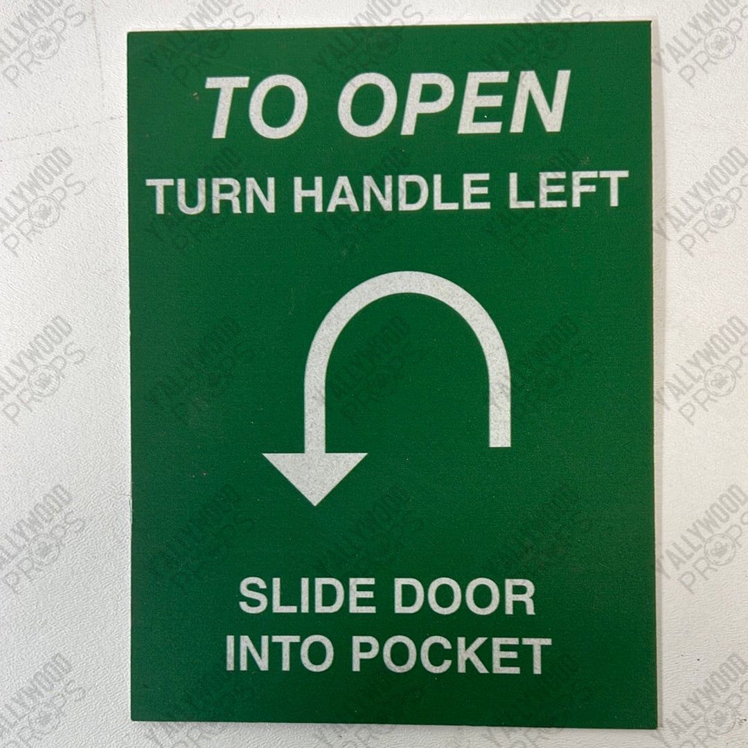 Staten Island Ferry Signs Spider-Man: Homecoming Movie Prop Y'allywood Props Turn Handle Left 8x6”