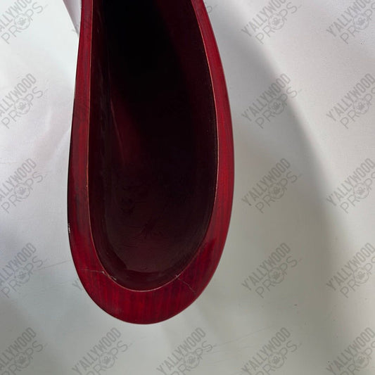 Red Vase from Hulk's Room Thor Ragnarok Movie Prop Y'allywood Props