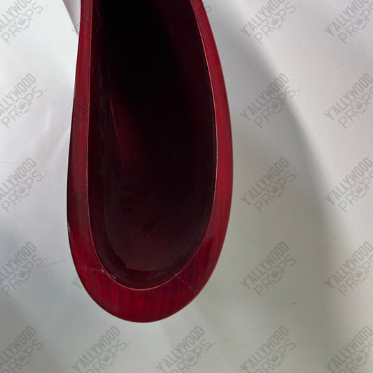 Red Vase from Hulk's Room Thor Ragnarok Movie Prop Y'allywood Props