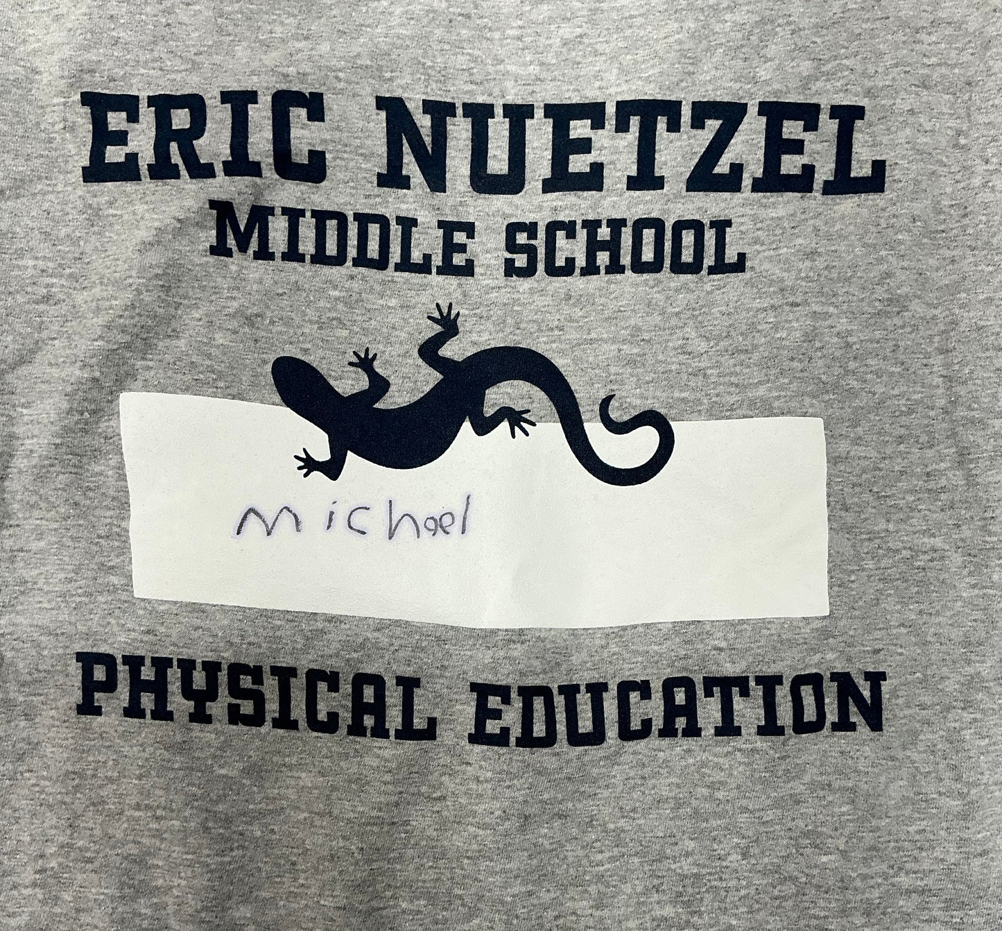 Middle School PE T-Shirts Me Apple TV Series (2024) Y'allywood Props YL Michael 2