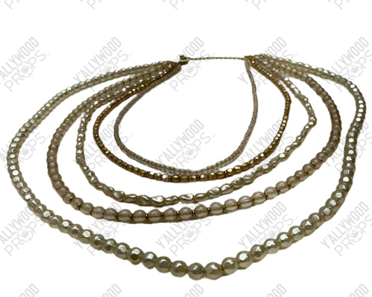 Pearl Necklace Killers of the Flower Moon (2023) Wearable Wardrobe Y'allywood Props 16" Lot 2