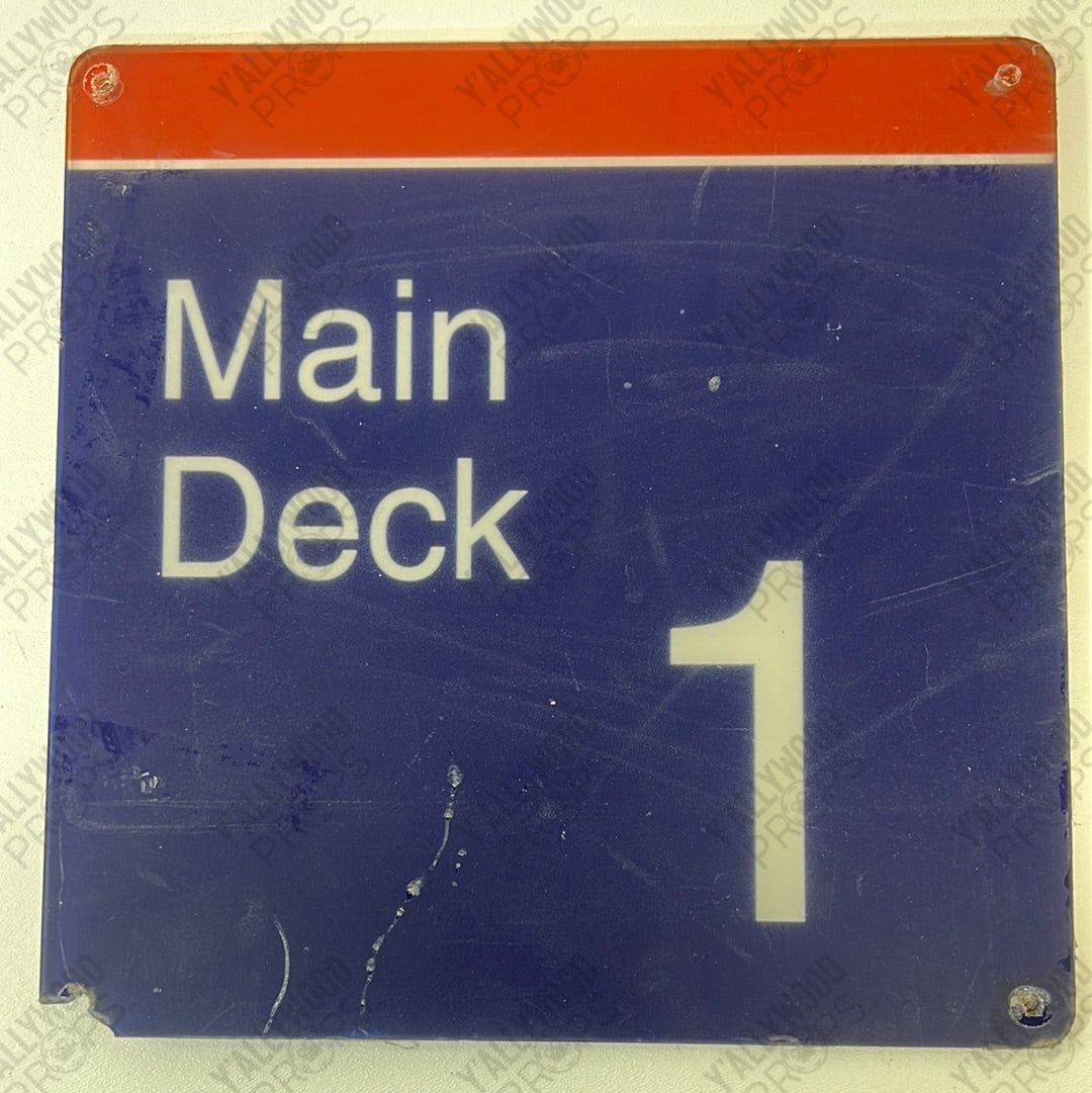 Staten Island Ferry Signs Spider-Man: Homecoming Movie Prop Y'allywood Props Main Deck 1 10x10”
