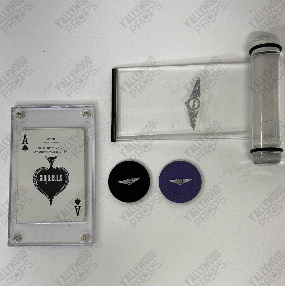 NWA Card Turner, Poker Chips and Ace of Spades Soul Plane Movie Prop Y'allywood Props