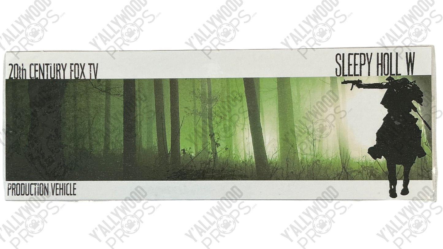 Cast & Crew Parking Pass Sleepy Hollow (2013) Season One Memorabilia Y'allywood Props