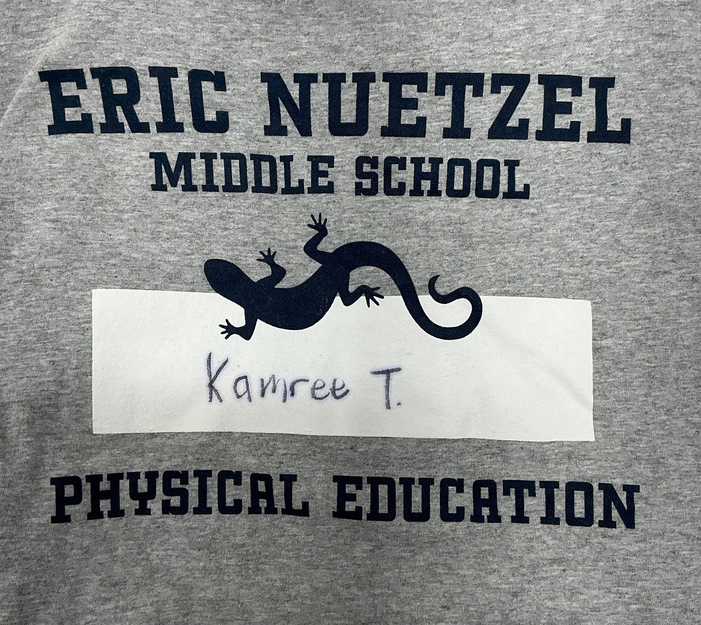 Middle School PE T-Shirts Me Apple TV Series (2024) Y'allywood Props YL Kamree