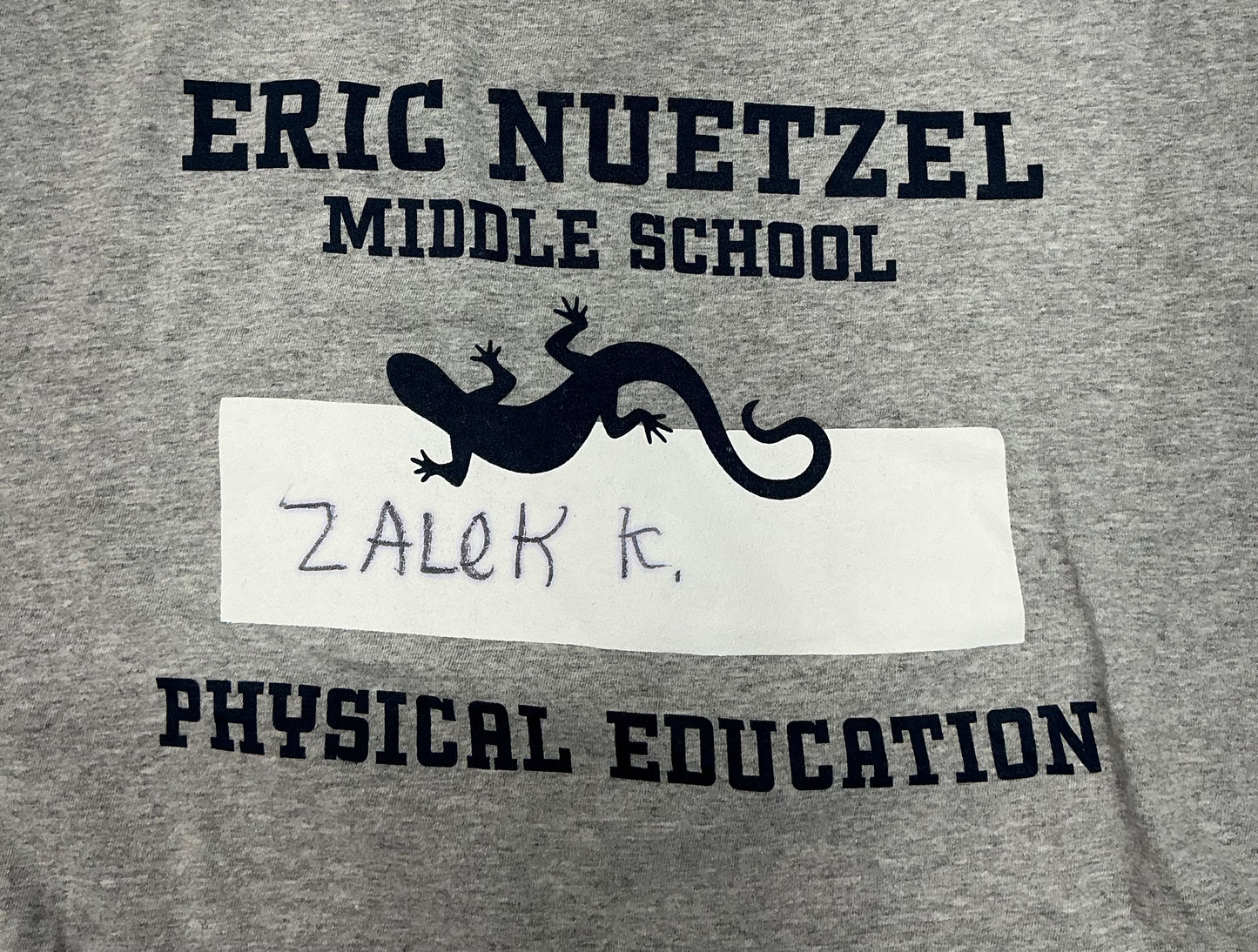 Middle School PE T-Shirts Me Apple TV Series (2024) Y'allywood Props YXL Zalek