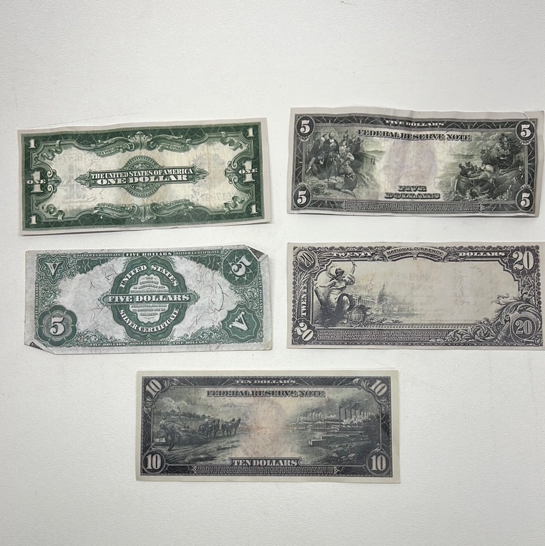Bills from Bank Safe Explosion Killers of the Flower Moon Movie Prop Y'allywood Props
