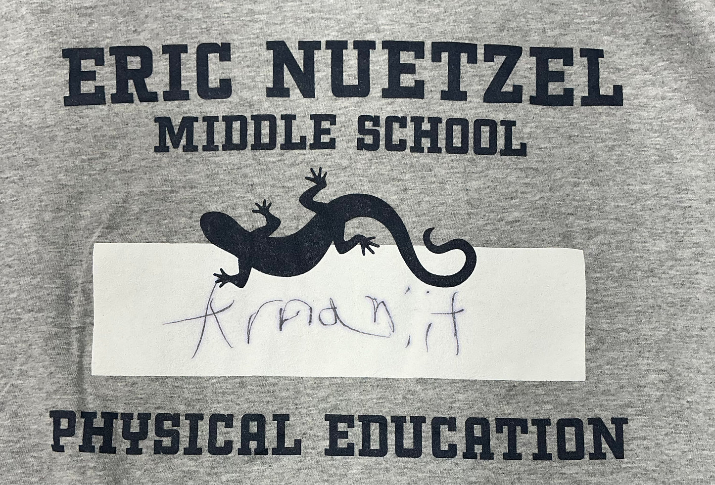 Middle School PE T-Shirts Me Apple TV Series (2024) Y'allywood Props YM Krandniit