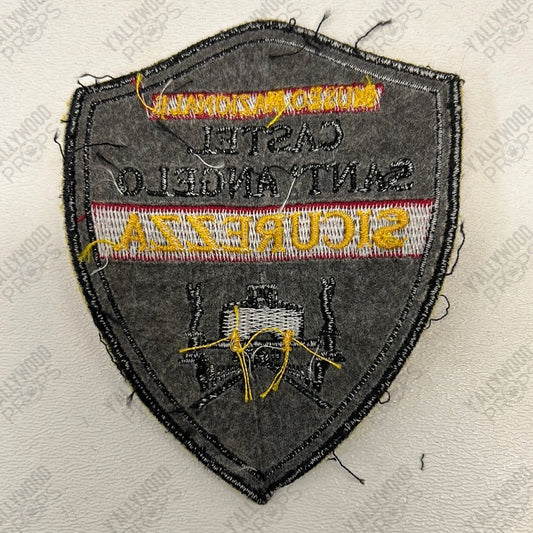 Rome Egg Museum Security Guard Patch Red Notice Movie Prop Y'allywood Props