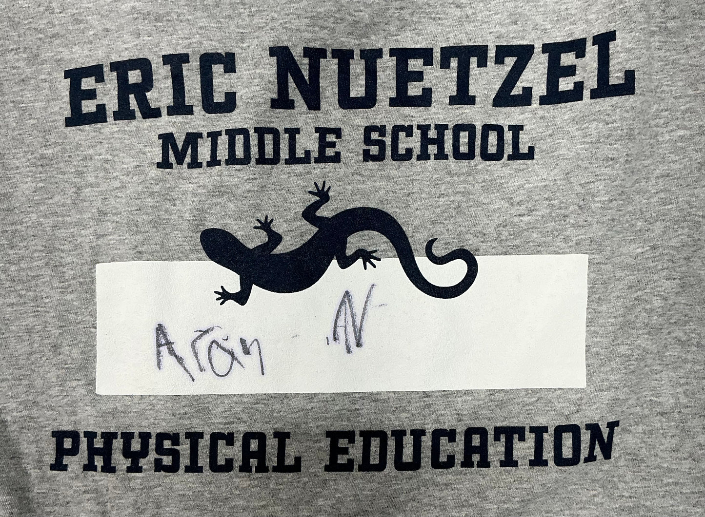 Middle School PE T-Shirts Me Apple TV Series (2024) Y'allywood Props YL Aran