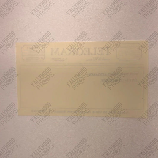 Larry’s Weddimg Telegram S3E8 Doom Patrol Movie Prop Y'allywood Props