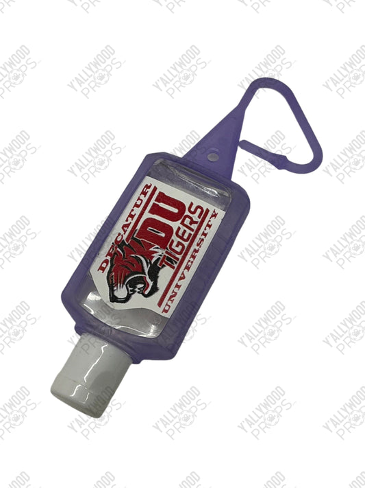 Decatur University Hand Sanitizer Life of the Party (2018) Movie Prop Y'allywood Props Purple DU Tigers