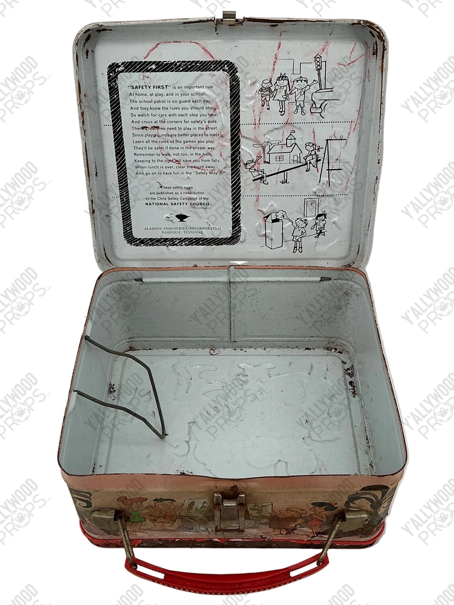 The Flintstones Lunchbox from Will Byer's Room Stranger Things (2016-2025) Movie Prop Y'allywood Props