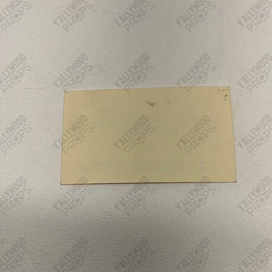 Detective William Burns Business Card Killers of the Flower Moon Movie Prop Y'allywood Props