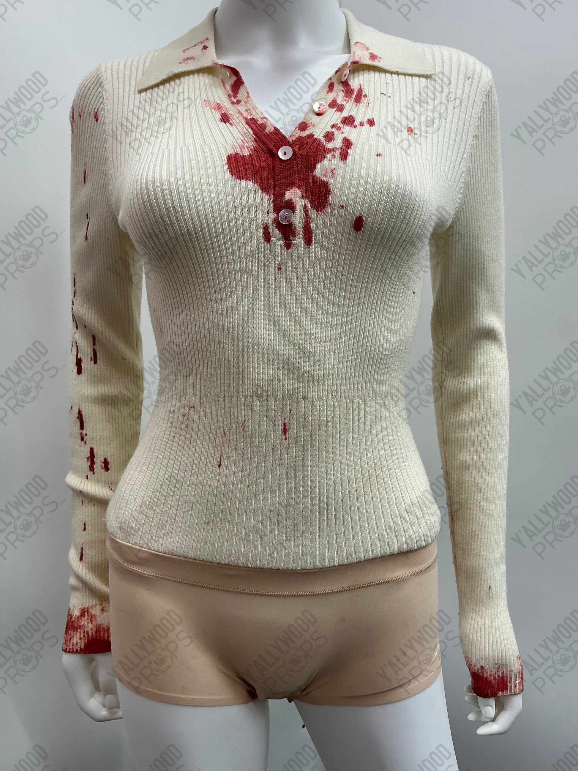 Rita Farr Bloody Outfit S3E4 Doom Patrol Wardrobe Y'allywood Props