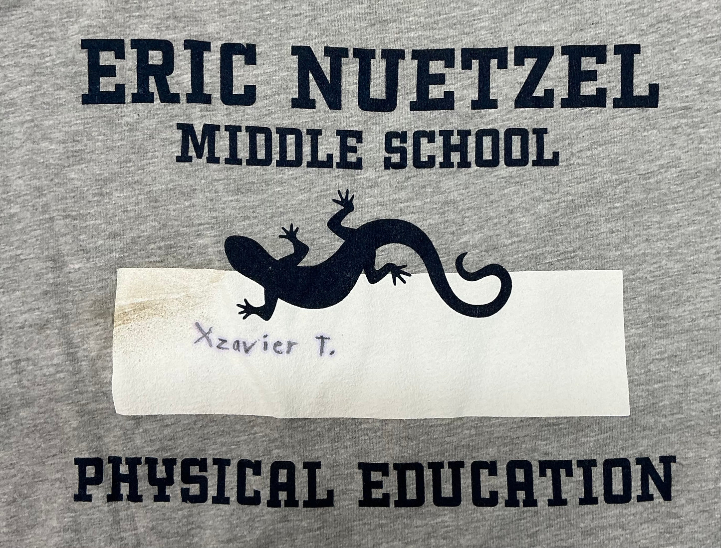 Middle School PE T-Shirts Me Apple TV Series (2024) Y'allywood Props M Xzavier