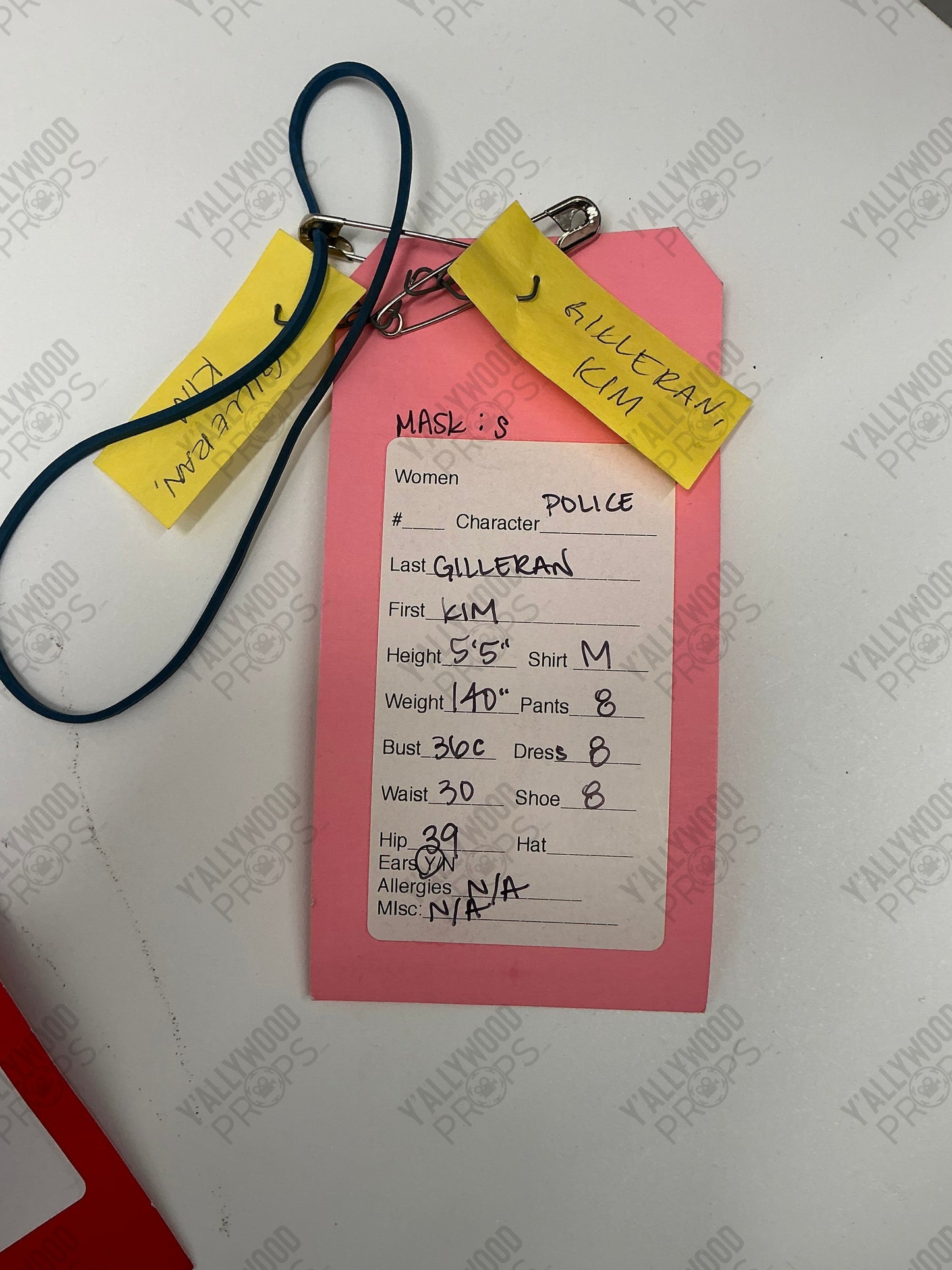 Tulsa Police Officer Uniform Watchmen TV Series (2019) Wearable Wardrobe Y'allywood Props