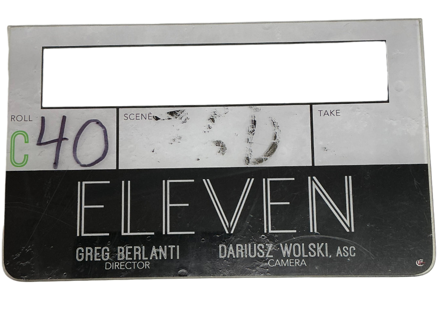 Fly Me To The Moon (2024) Director's Clapboard Movie Prop Y'allywood Props C 9x5.5"