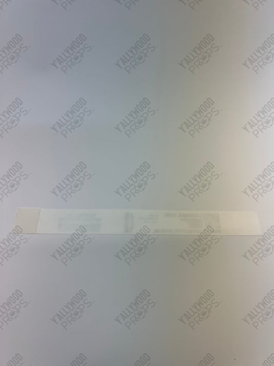 Johnny’s Unused Hospital Bracelet S1E1 Cobra Kai Movie Prop Y'allywood Props