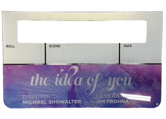 Director's Clapboards The Idea of You (2024) Film Memorabilia Y'allywood Props Option A (9x5.5")