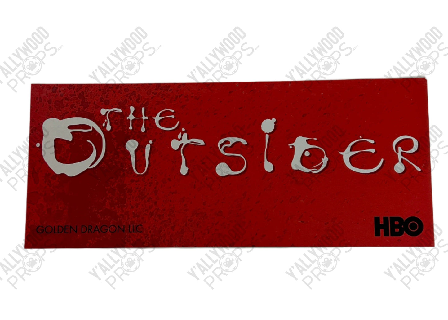 HBO’s The Outsider Cast & Crew Parking Pass Movie Prop Y'allywood Props