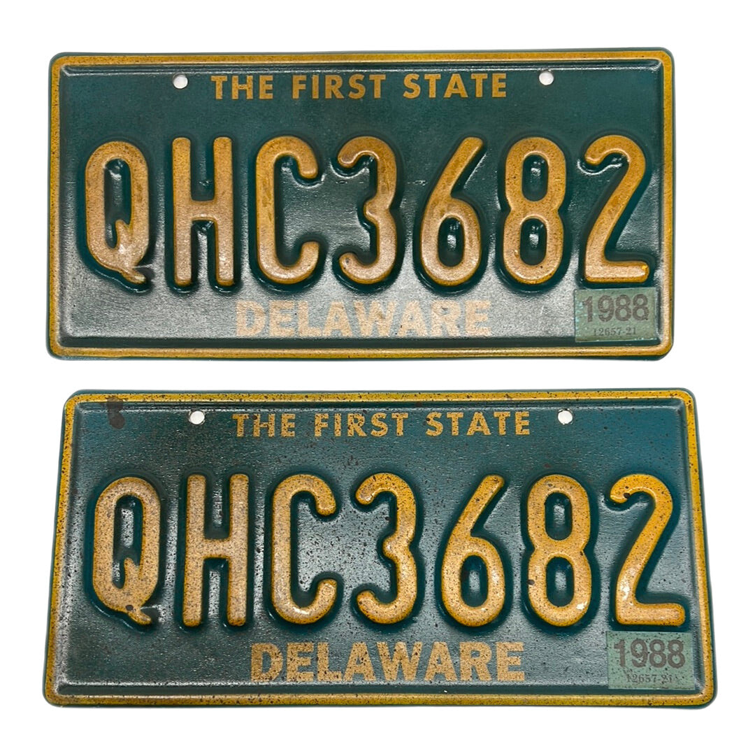 Delaware License Plates Just Mercy Movie Prop Y'allywood Props