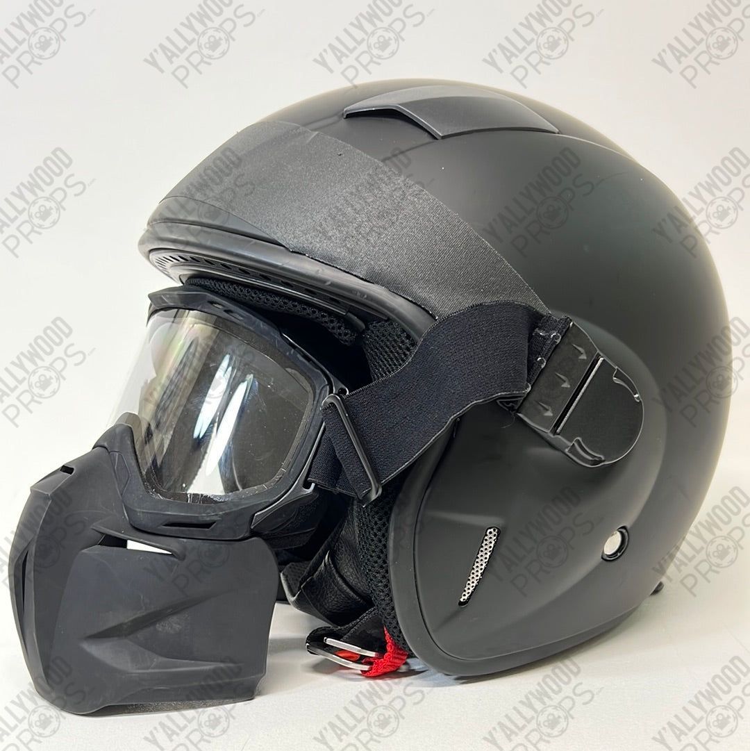 Biker Thug Helmet & Mask Bad Boys For Life Movie Prop Y'allywood Props