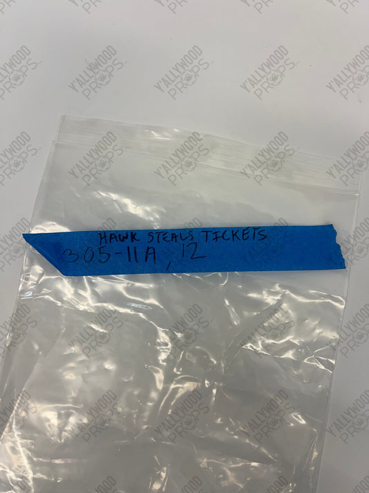 Hawk’s Stolen Tickets S3E5 Cobra Kai Movie Prop Y'allywood Props