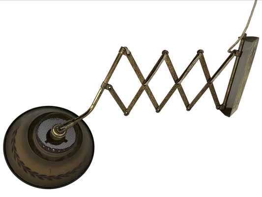 Accordion Light from Hopper's Cabin Stranger Things (2016-2025) Movie Prop Y'allywood Props