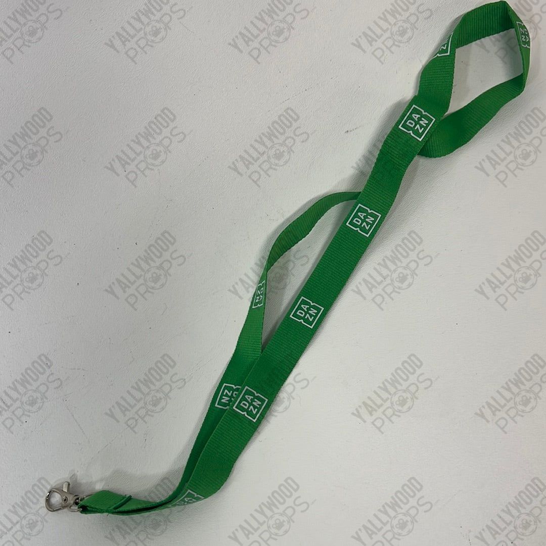 DAZN Lanyard from Creed 3 Movie Prop Y'allywood Props Green