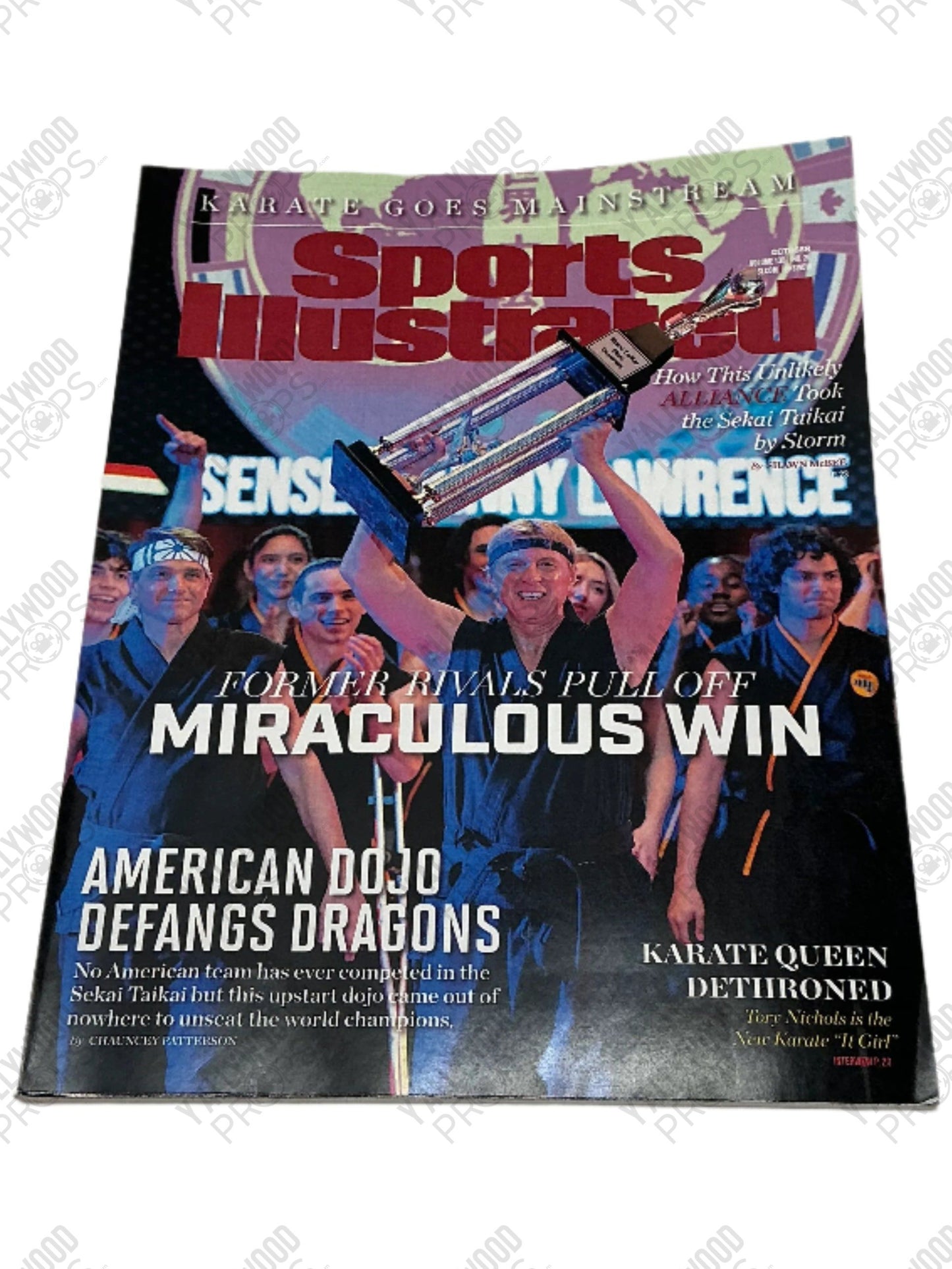 Johnny's Sports Illustrated S6E15 Cobra Kai Movie Prop Y'allywood Props