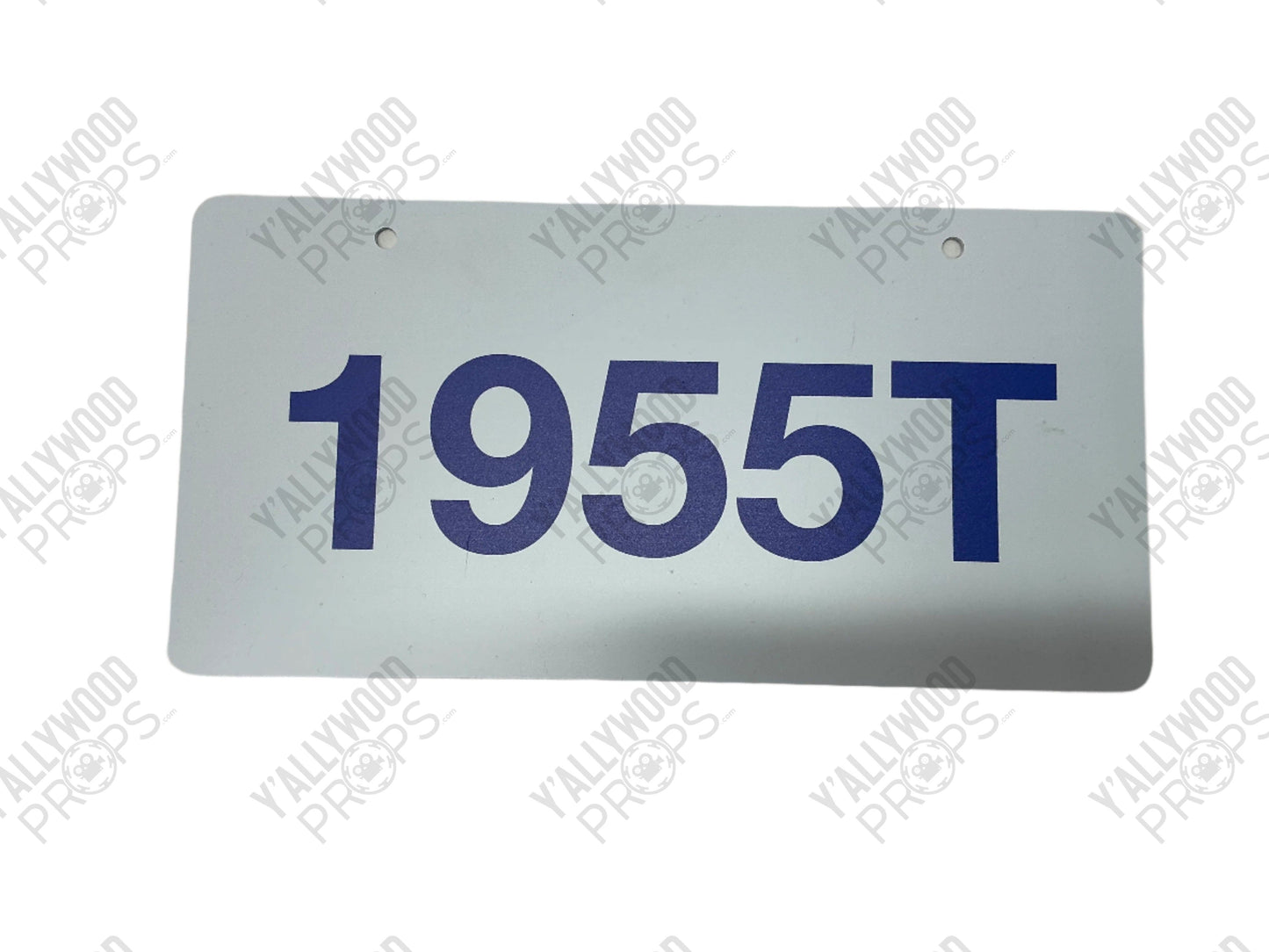 NYPD License Plate Coming 2 America (2021) Movie Prop Y'allywood Props License Plate 1955T