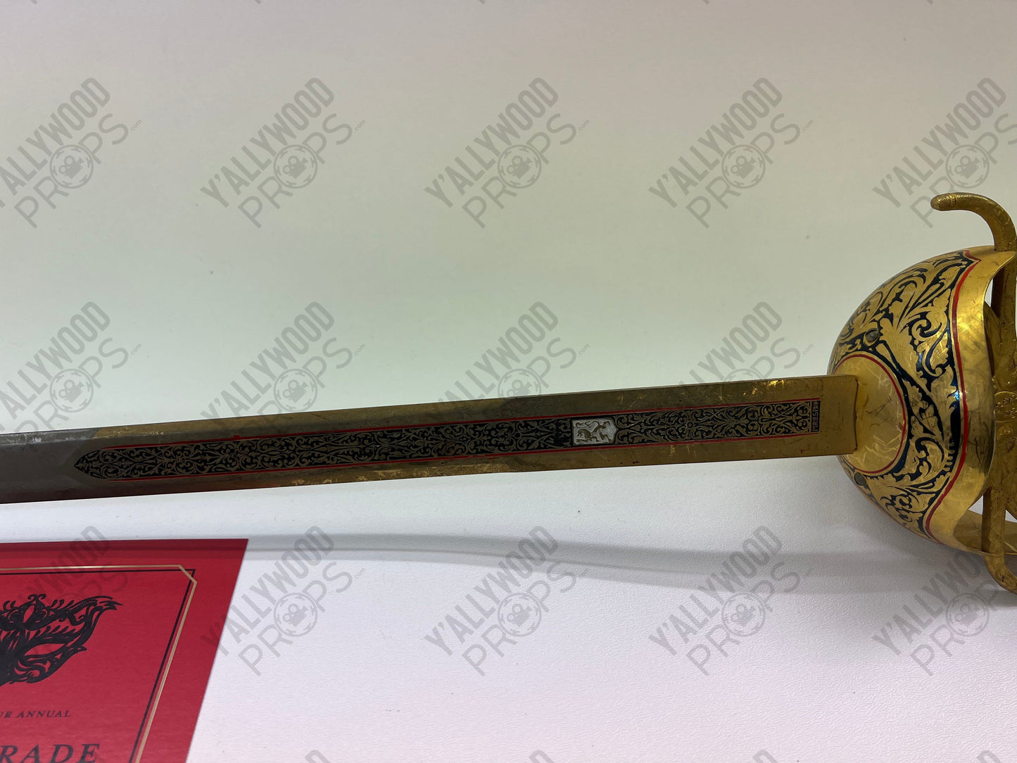 Sword from Red Notice Fight Scene Movie Prop Y'allywood Props