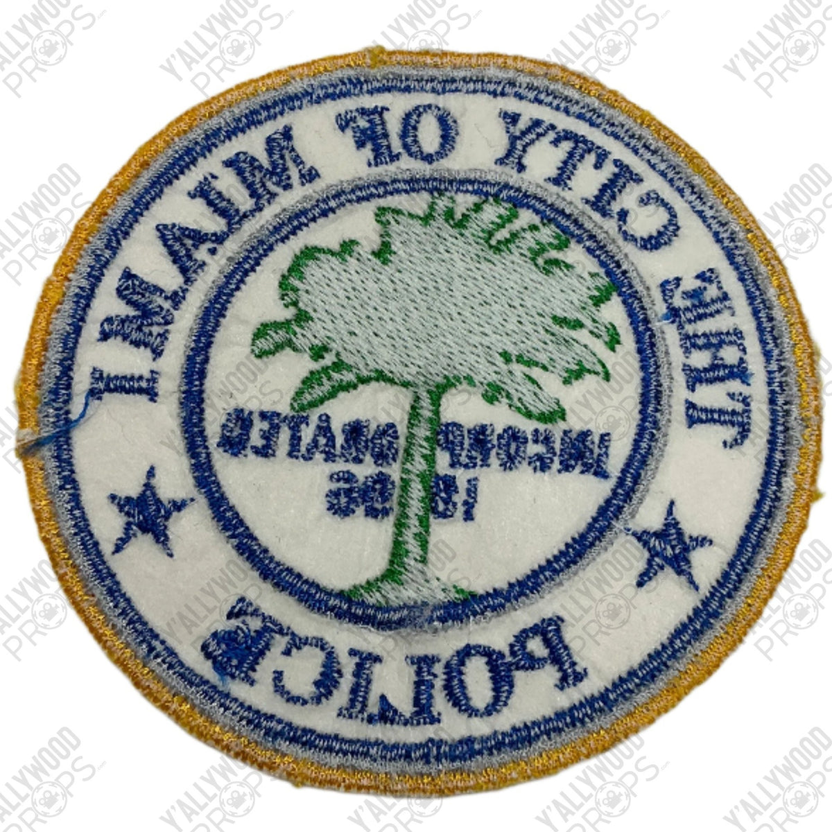 City of Miami Police Patches Bad Boys 4 Ride or Die Movie Prop Y'allywood Props
